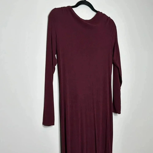 Top Shop Burgundy Side Knot Dress - Picture 9 of 10